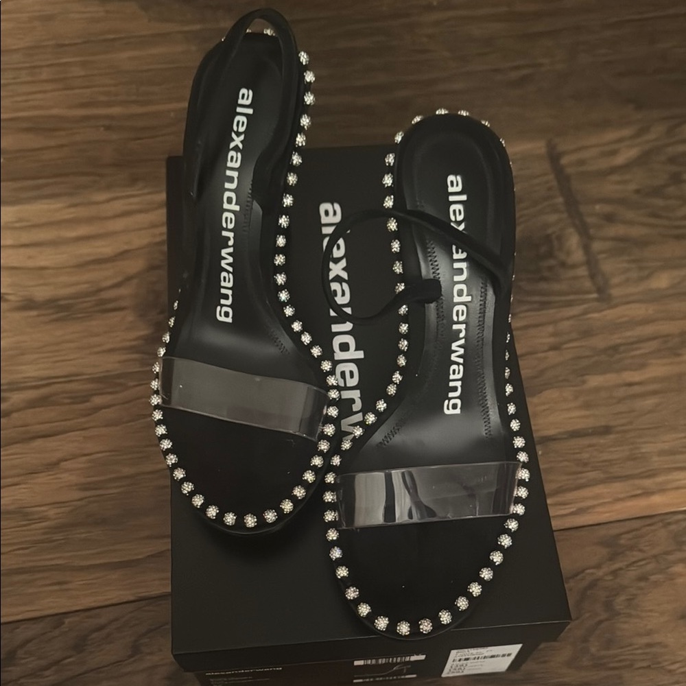 Alexander Wang -Nova  Crystal Embellished Sandals